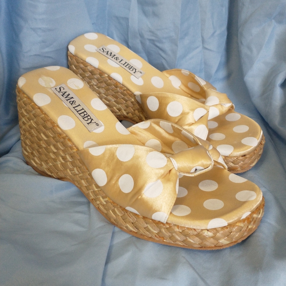 Sam & Libby Polka Dot Women's Sandals